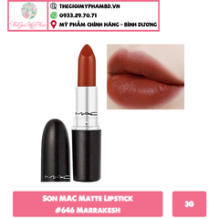 [KTD] Son MAC Matte Lipstick 3g #646 Marrakesh