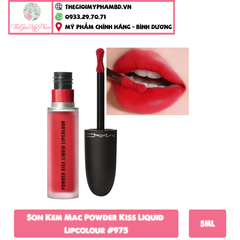MAC - Son Kem MAC Powder Kiss Lipcolour #975 (Ko Tđ)