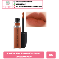 MAC - Son Kem MAC Powder Kiss Lipcolour #979 (Ko tđ)
