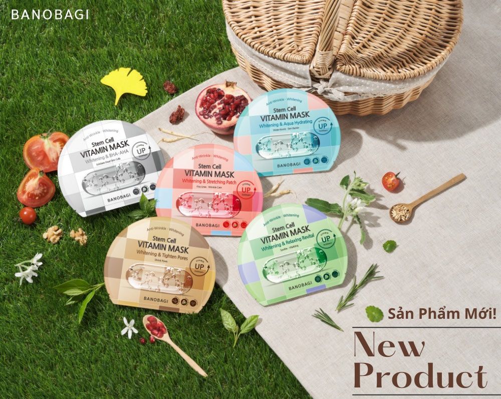 Banobagi - Stem Cell Vitamin Mask #Whitening & Tighten Pores