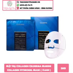 Mặt Nạ Collagen Tươi Celderma Marine Collagen Hydrogel Mask ( Xanh )