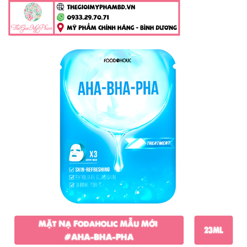 Mặt Nạ Fodaholic Mẫu Mới #AHA-BHA-PHA