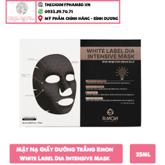 Mặt Nạ Giấy Dưỡng Trắng Căng Mịn Rmon White Label Dia Intensive Mask 25ml