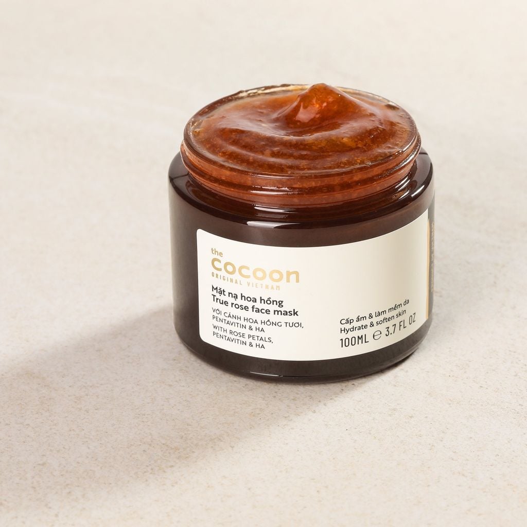 Cocoon - Mặt Nạ Dưỡng Ẩm, Làm Mềm Da Cocoon True Rose Face Mask 100ml