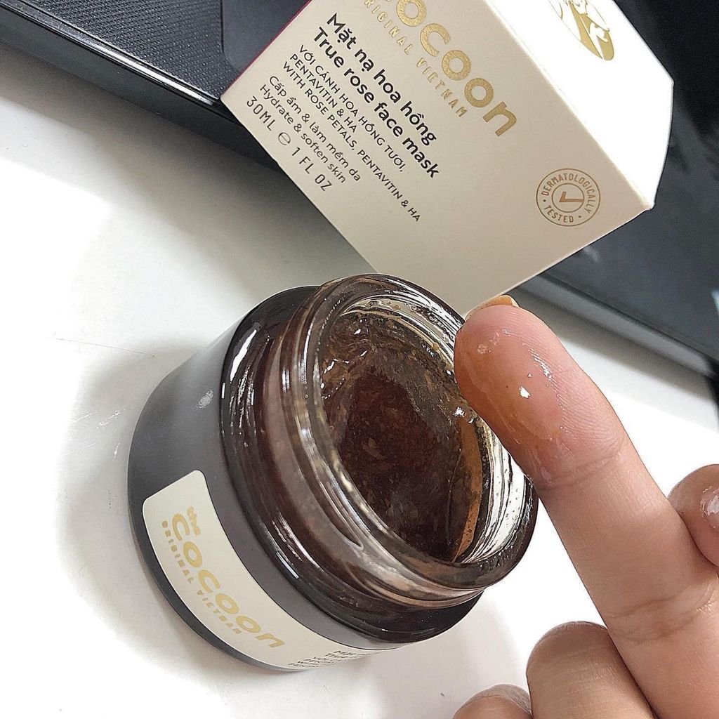 Cocoon - Mặt Nạ Dưỡng Ẩm, Làm Mềm Da Cocoon True Rose Face Mask 100ml
