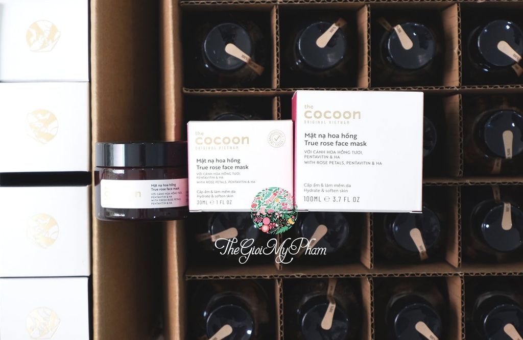 Cocoon - Mặt Nạ Dưỡng Ẩm, Làm Mềm Da Cocoon True Rose Face Mask 100ml
