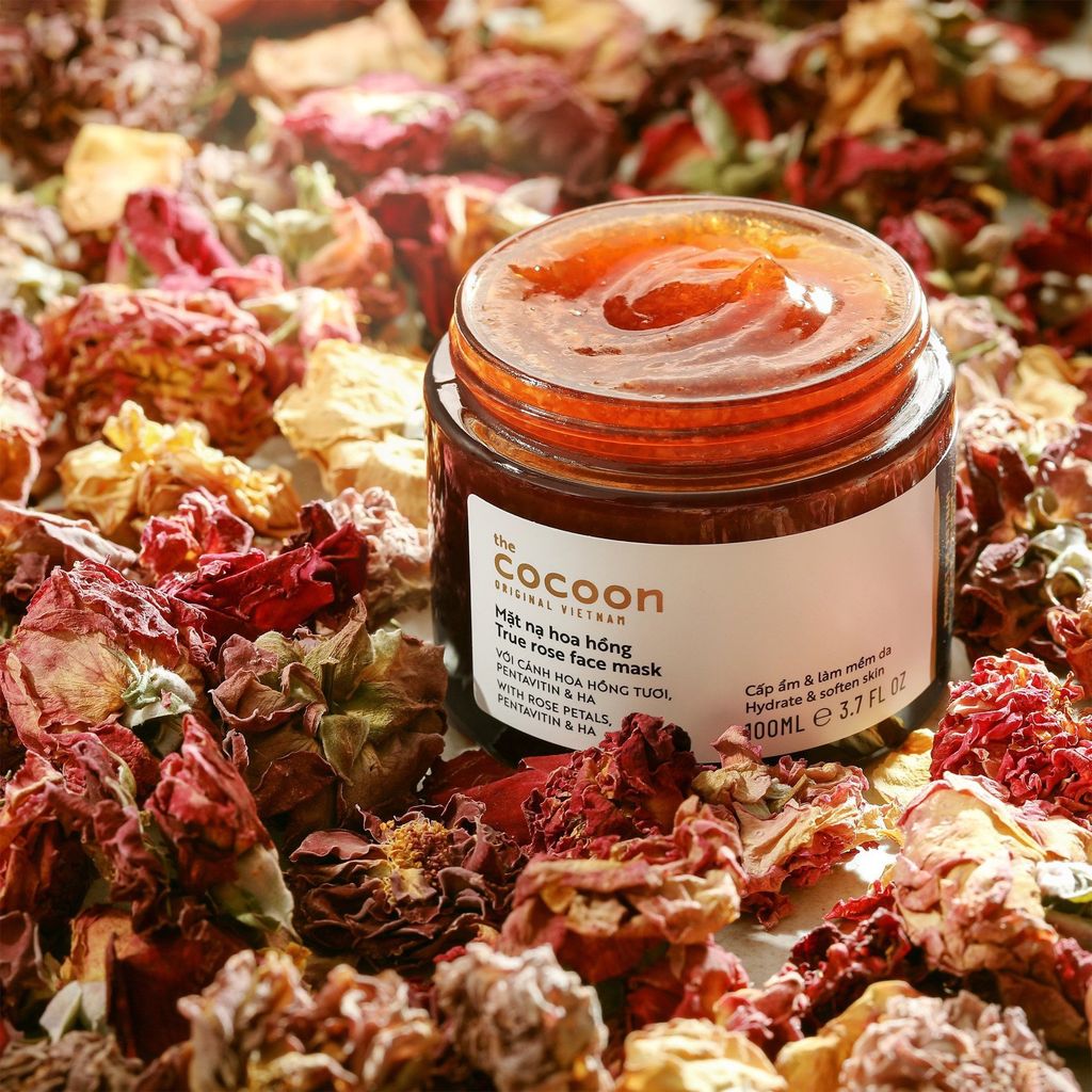 Cocoon - Mặt Nạ Dưỡng Ẩm, Làm Mềm Da Cocoon True Rose Face Mask 100ml