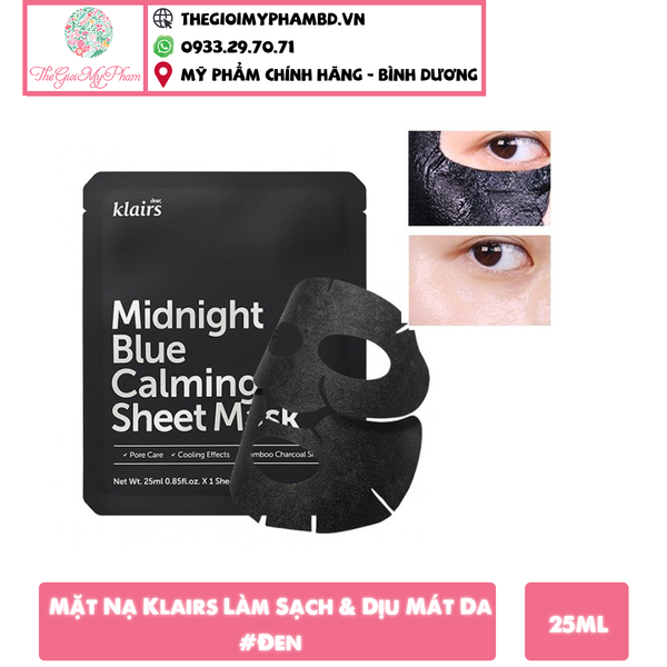 Klairs - Midnight Blue Calming Sheet Mask