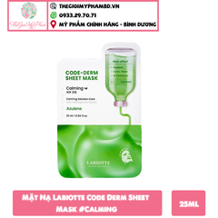 Mặt Nạ Labiotte Code Derm Sheet Mask #Calming
