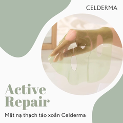 Mặt Nạ Thạch Tảo Xoắn Celderma Active Repair Green Hydrogel Mask