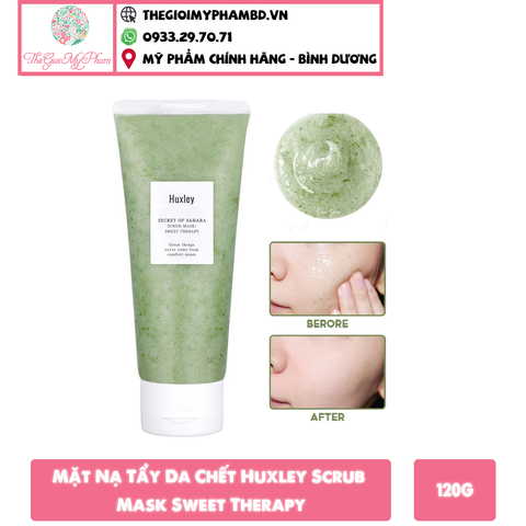 Mặt Nạ Tẩy Da Chết Huxley Scrub Mask - Sweet Therapy 120g