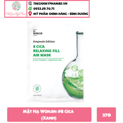 Mặt Nạ Wonjin Ampoule #Cica (Xanh)
