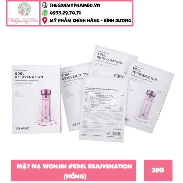 Mặt Nạ Wonjin #Edel Rejuvenation (Hồng)