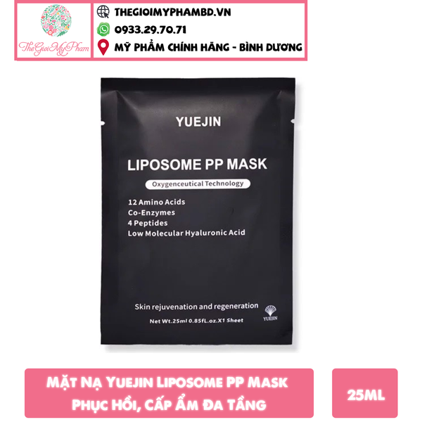 Mặt Nạ Yuejin Liposome PP Mask Phục Hồi, Cấp Ẩm Đa Tầng 25ml