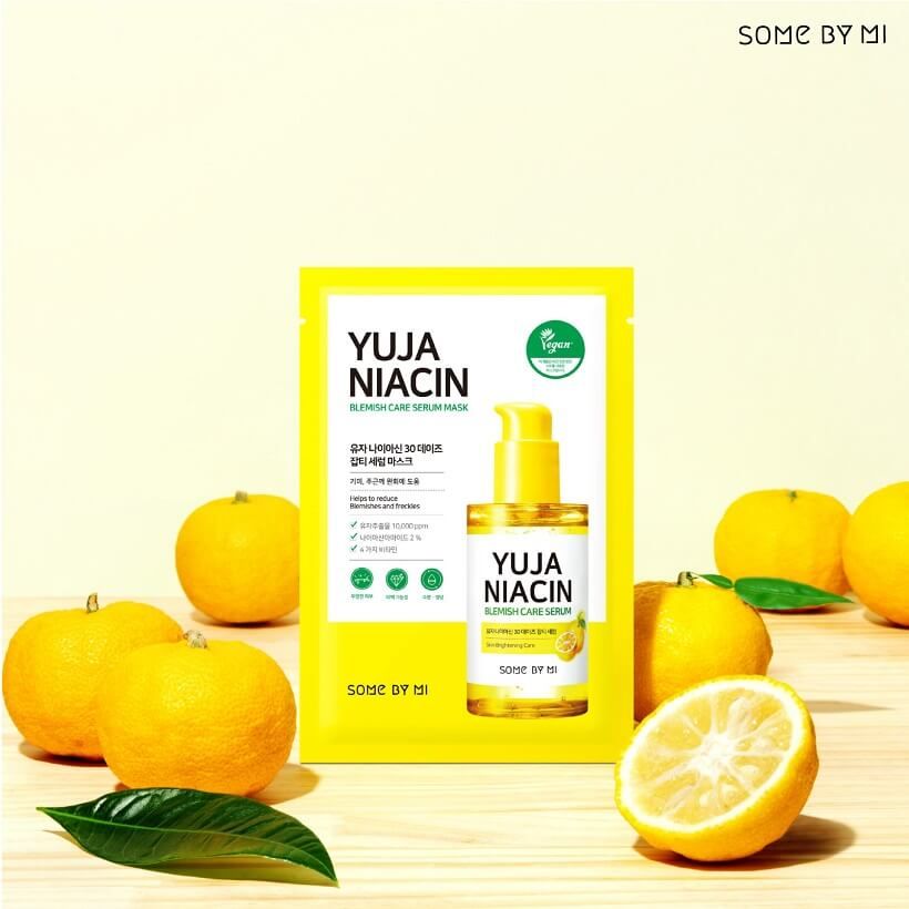 Some By Mi - Yuja Niacin Blemish Care Serum Mask