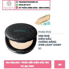 Maybelline - Phấn nền kiềm dầu 12h Fit Me #109