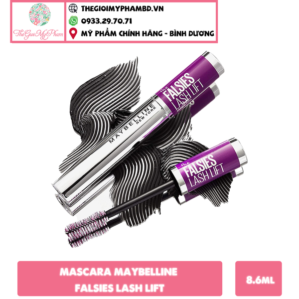 Mascara Falsies Lash Lift Maybelline Cong+Dày Mi