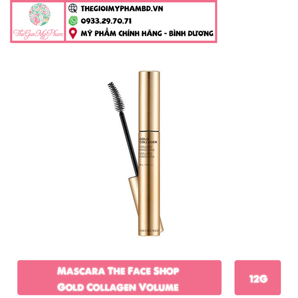 Mascara Gold Collagen (Mẫu Mascara Gold