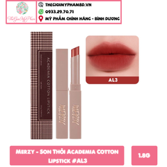 Merzy - Son Thỏi Academia Cotton Lipstick #AL3