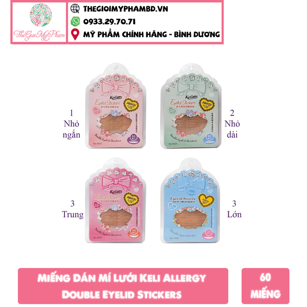 Dán Mí Lưới Keli Allergy 60 Miếng (Vỉ Hồng)