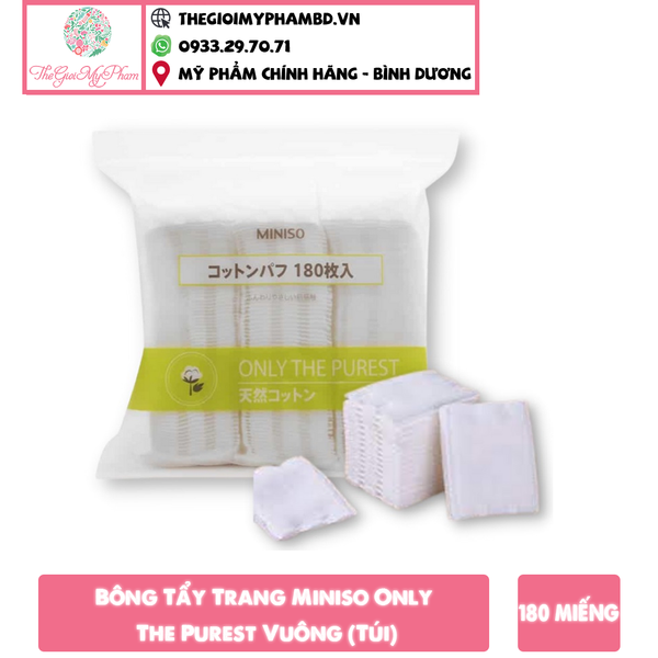 Bông Miniso 180 Miếng (Bịch)