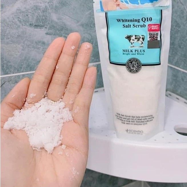 Muối tắm Whitening Q10 Milk Plus 300g