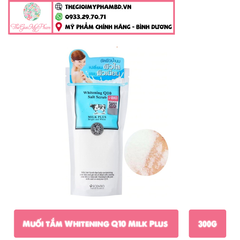 Muối tắm Whitening Q10 Milk Plus 300g