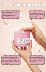 Rmon - Tẩy Da Chết Body Muối Hồng 200g (Tuýp)