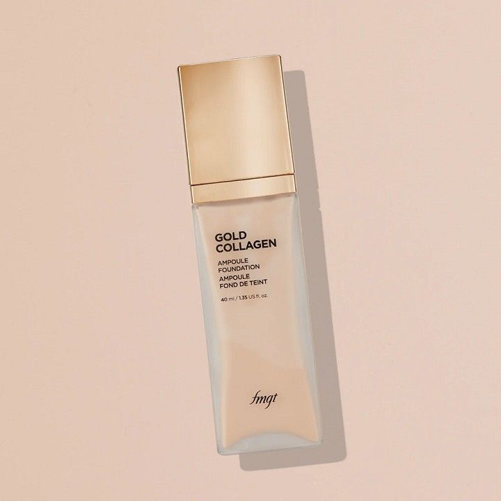 [Mẫu Mới] Kem Nền TheFaceShop Gold Collagen Ampoule Foundation SPF30 PA++ 40ml #V201 - Dành cho da sáng