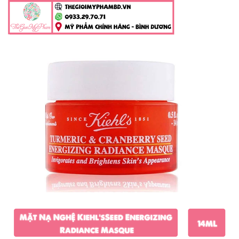 Mặt Nạ Nghệ Việt Quất Kiehl's Tumeric & Cranberry Seed 14ml