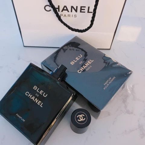 Chanel - Bleu Parfum Pour Homme 100ml (Mẫu mới chữ vàng) Ko Tđ