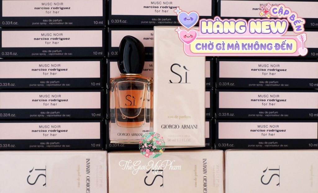 [KTD] Nước Hoa Nữ Giorgio Armani Sì EDP 50ml (Sì Vàng)