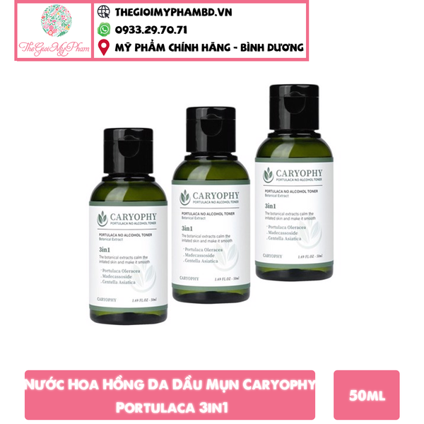 Toner Caryophy Portulaca 3in1 50ml (Mini)