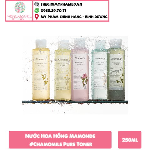 Nước Hoa Hồng Mamonde #Chamomile Pure Toner 250ml