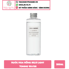 Nước Hoa Hồng MUJI Light Toning Water 200ml #Moisture - Da Khô