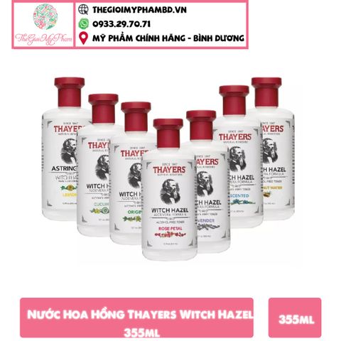 Nước Hoa Hồng Thayers Witch Hazel 355ml #Lemon - Hương Chanh