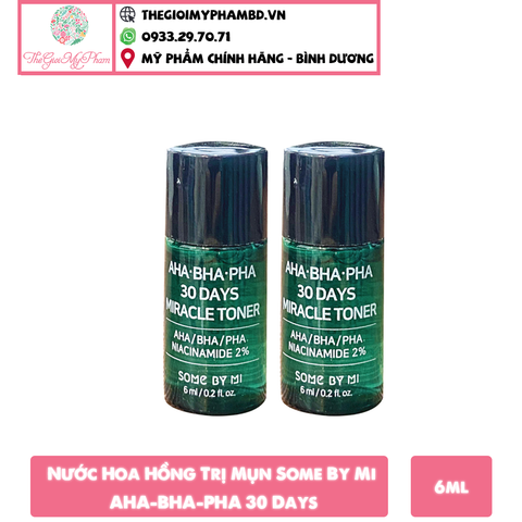 Some By Mi - Toner AHA BHA PHA 30 Days Miracle 6ml (Mini)