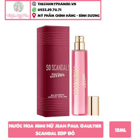 Nước Hoa Mini Nữ Jean Paul Gaultier Scandal EDP 15ml Đỏ