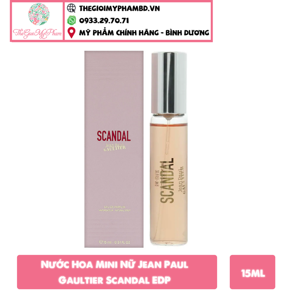 Nước Hoa Mini Nữ Jean Paul Gaultier Scandal EDP 15ml