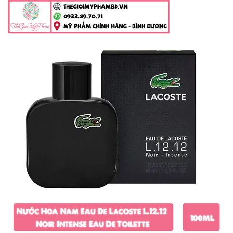 Lacoste L.12.12 Noir Intense EDT 100ml