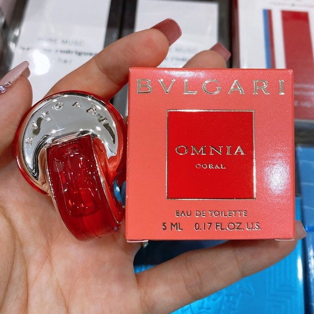 N c Hoa N Bvlgari Omnia Coral EDT 5ml BVL Omnia Coral EDT