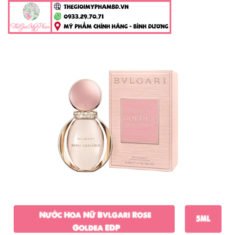 Nước Hoa Nữ Bvlgari Rose Goldea EDP 5ml