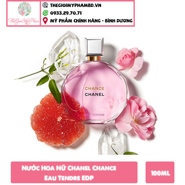 Chanel - Chance Eau Tendre EDP 100ml ( Ko tđ)