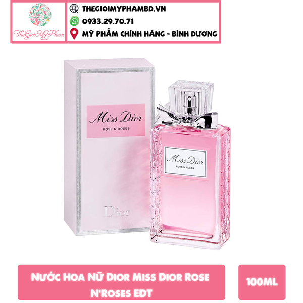Nước Hoa Nữ Dior Miss Dior Rose N'Roses EDT 100ml