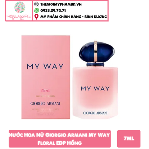 Giorgio Armani - My Way Floral EDP 7ml #Hồng