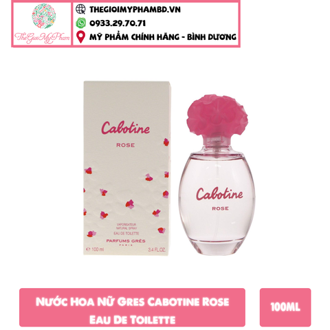 Nước Hoa Nữ Gres Cabotine Rose EDT 100ml