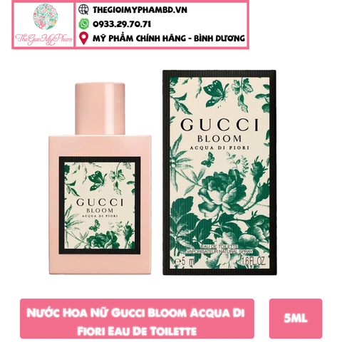 Nước Hoa Nữ Gucci Bloom Acqua Di Fiori EDT 5ml