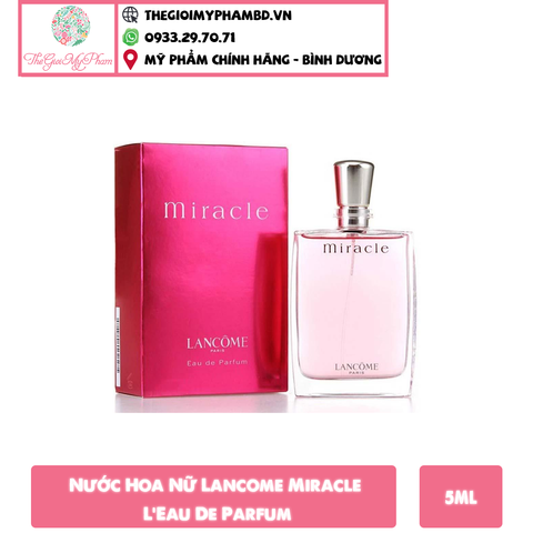 Nước Hoa Nữ Lancome Miracle L'EDP  5ml