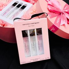 Narciso - Set 3 chai x 10ml/chai (Hộp hồng) Ko tđ