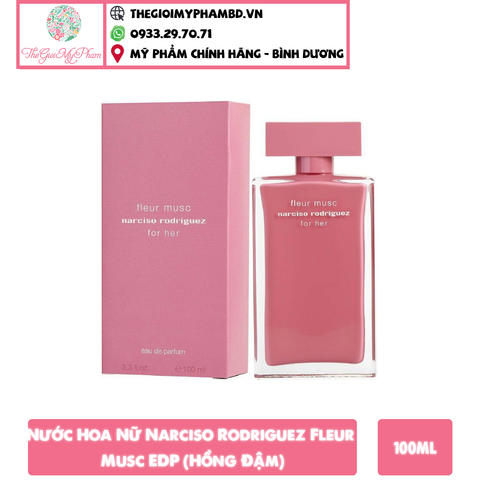 Nước Hoa Nữ Narciso Rodriguez Fleur Musc EDP 100ml (Hồng Đậm)